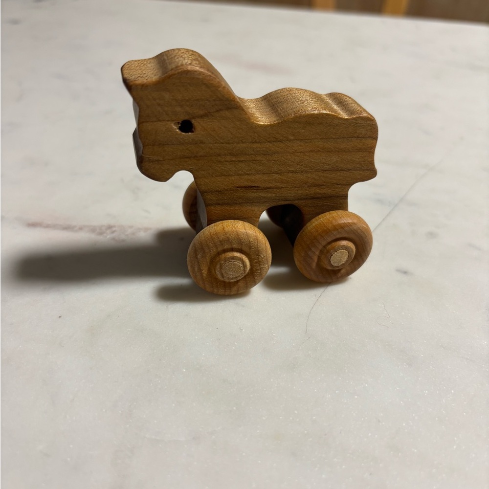 Wooden Animal Rolling Toy